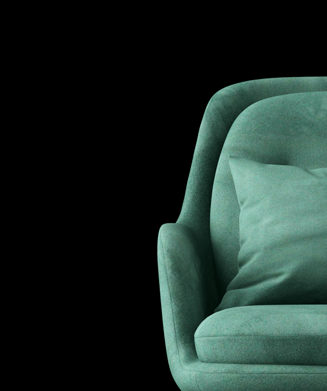 Green Armchair - Görsel 3
